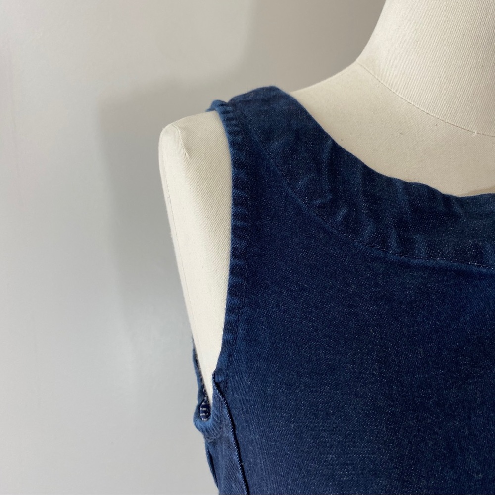 Anthropologie Holding Horses Denim Shift Dress - Picture 2 of 6